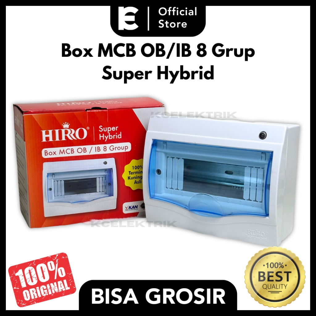 Jual Box MCB Super Hybrid 8 Grup OB/IB | Kotak Panel Listrik Inbow ...