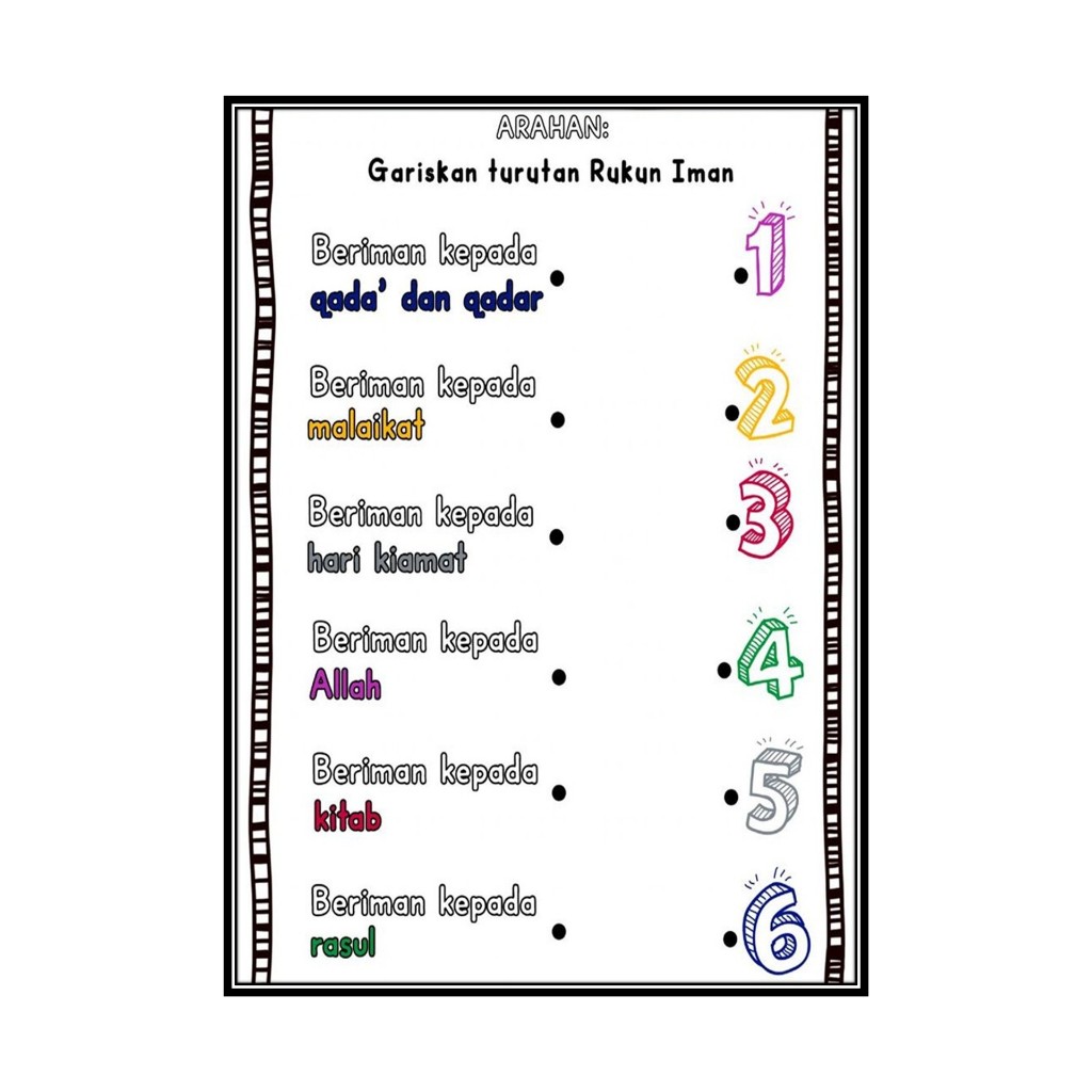 Jual Buku Anak Islami Rukun Iman dan Rukun Islam - Buku Belajar Anak ...