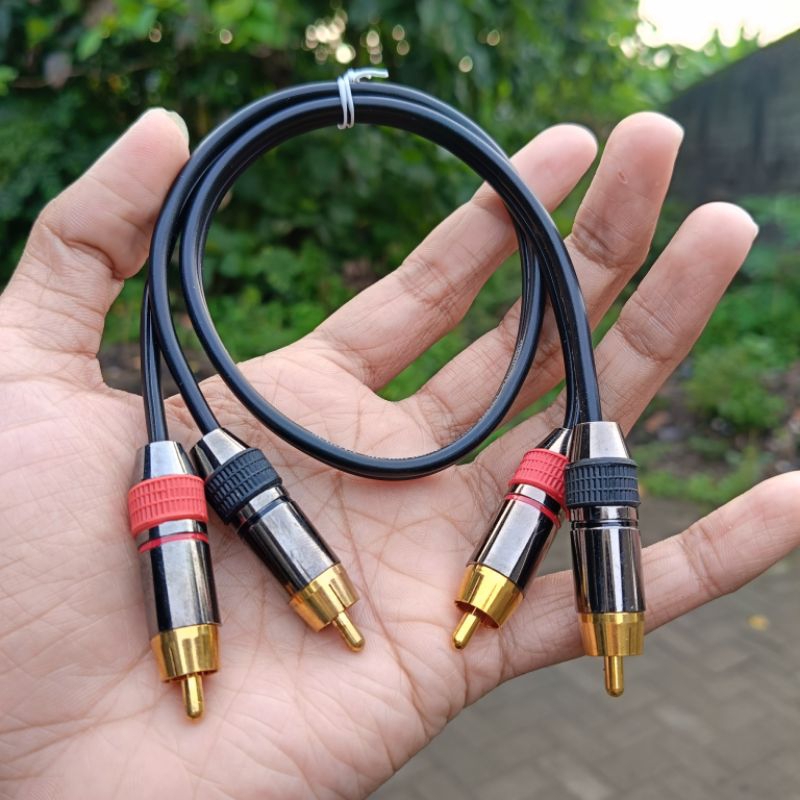Jual Kabel RCA To RCA Premium Sepasang 2 Biji Makyta Berkualitas ...