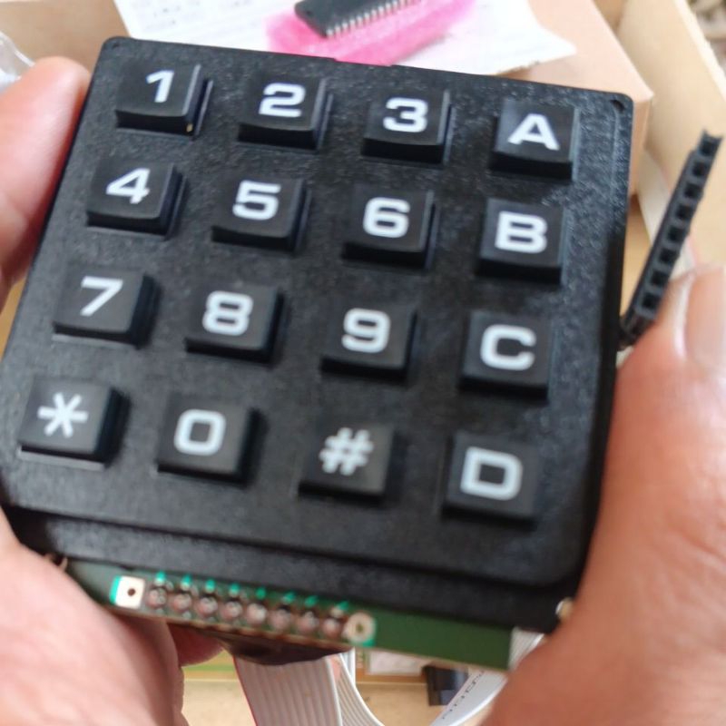 Jual Keyped Black Matrix 4x4 Timbul Custom Terbaru | Shopee Indonesia