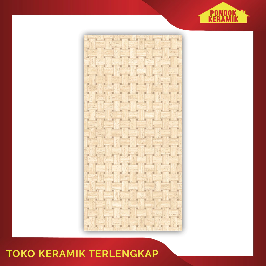 Keramik Dinding Habitat 30x60 Gaudi Deco Glossy Keramik Rectified Cutting