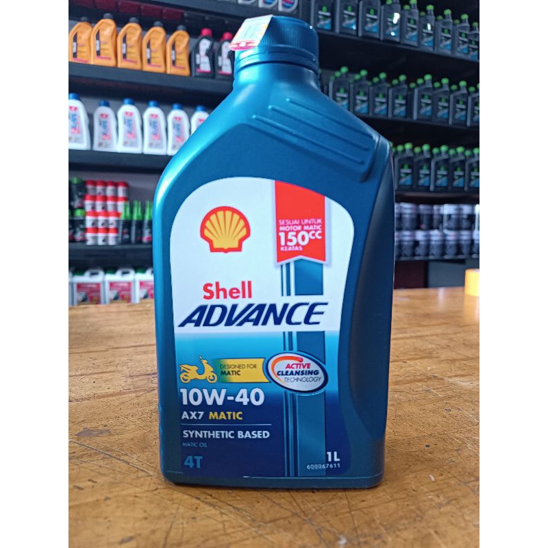 Jual OLI SHELL ADVANCE AX7 MATIC 1L 10W-40 | Shopee Indonesia