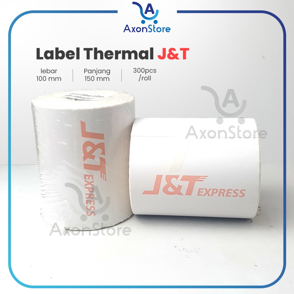 Jual Label Thermal J&T 1 Rangkap 100x150 mm 300pcs Sticker Resi 4X6 JNT ...