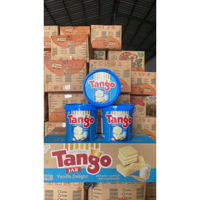 Jual WAFER TANGO RASA VANILA//COKLAT//WAFER TANGO JAR 240 WAFER//WAFER ...