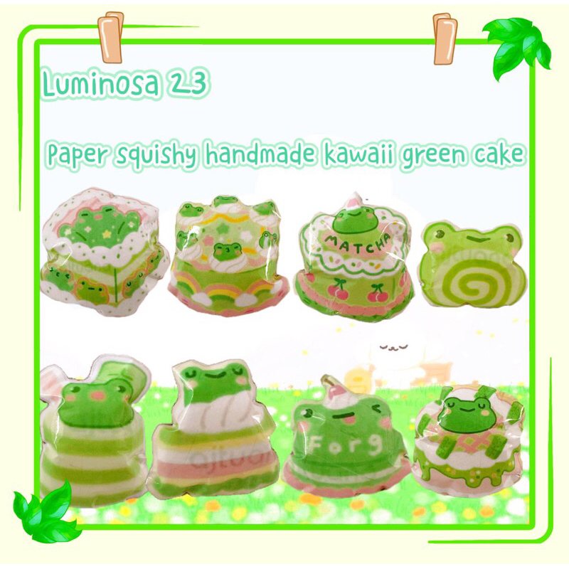 jual-paper-squishy-handmade-kawaii-green-cake-shopee-indonesia