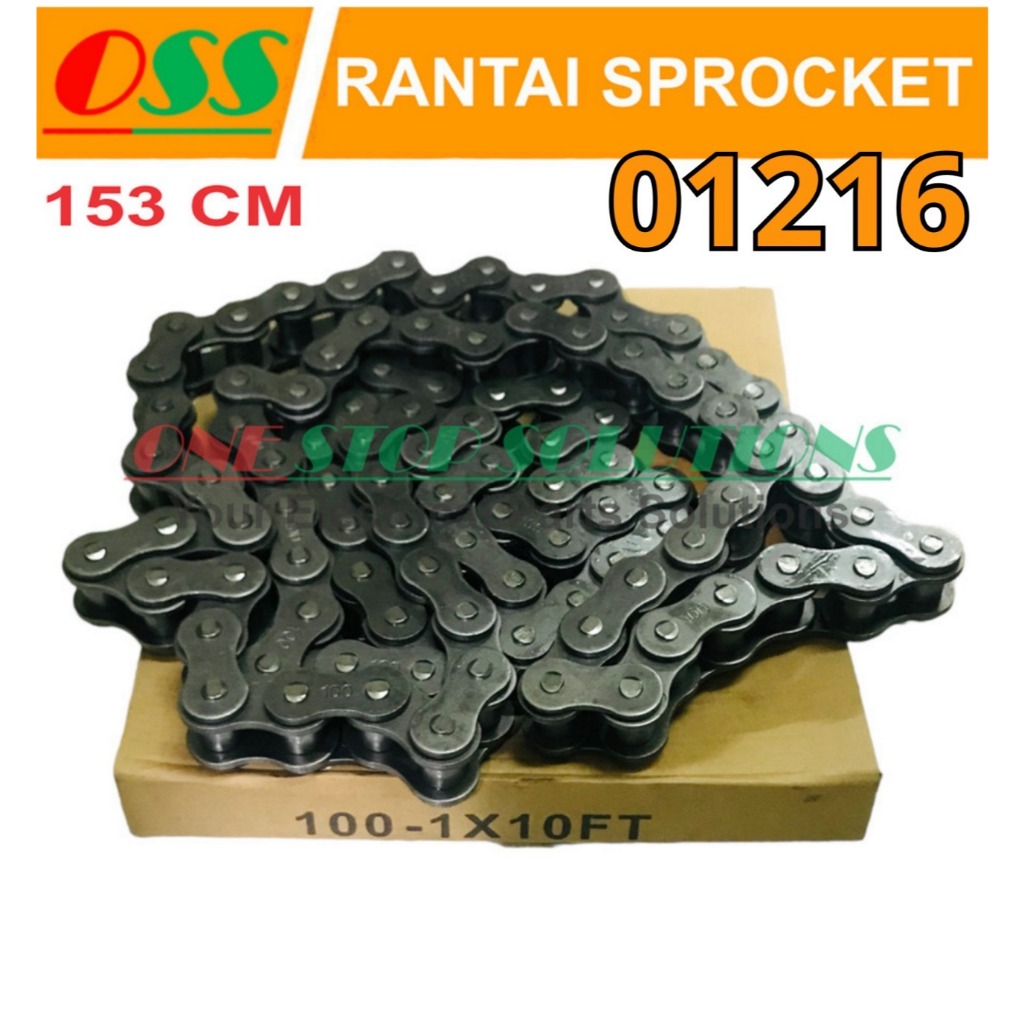Jual RANTAI SPROCKET RS100-1 / ROLLER CHAIN RS 100 - 1 SINGLE | Shopee ...
