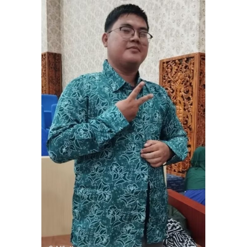 Jual SERAGAM BATIK PKK PRIA LENGAN PANJANG LAPIS FURING BAHAN STANDAR ...