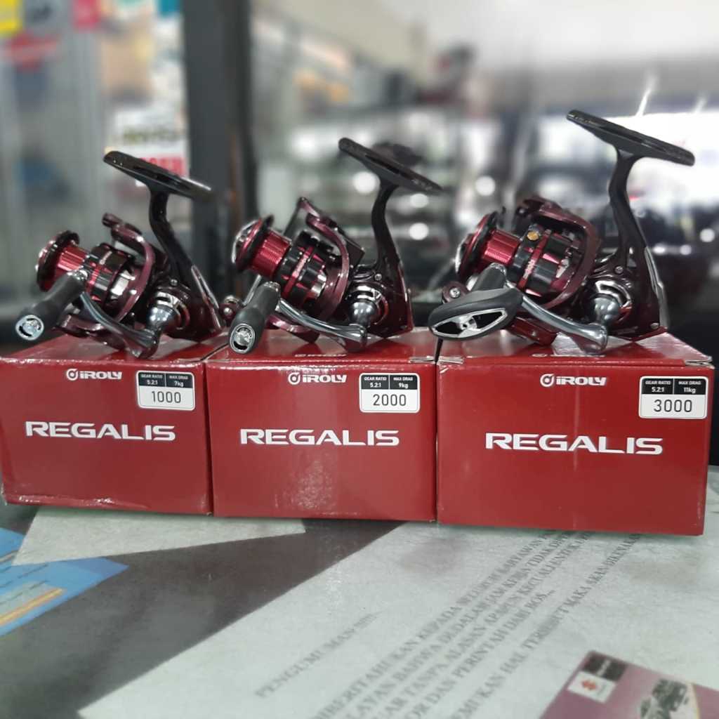 Jual REEL PANCING POWER HANDLE MERK IROLY REGALIS 6+1BB | Shopee Indonesia