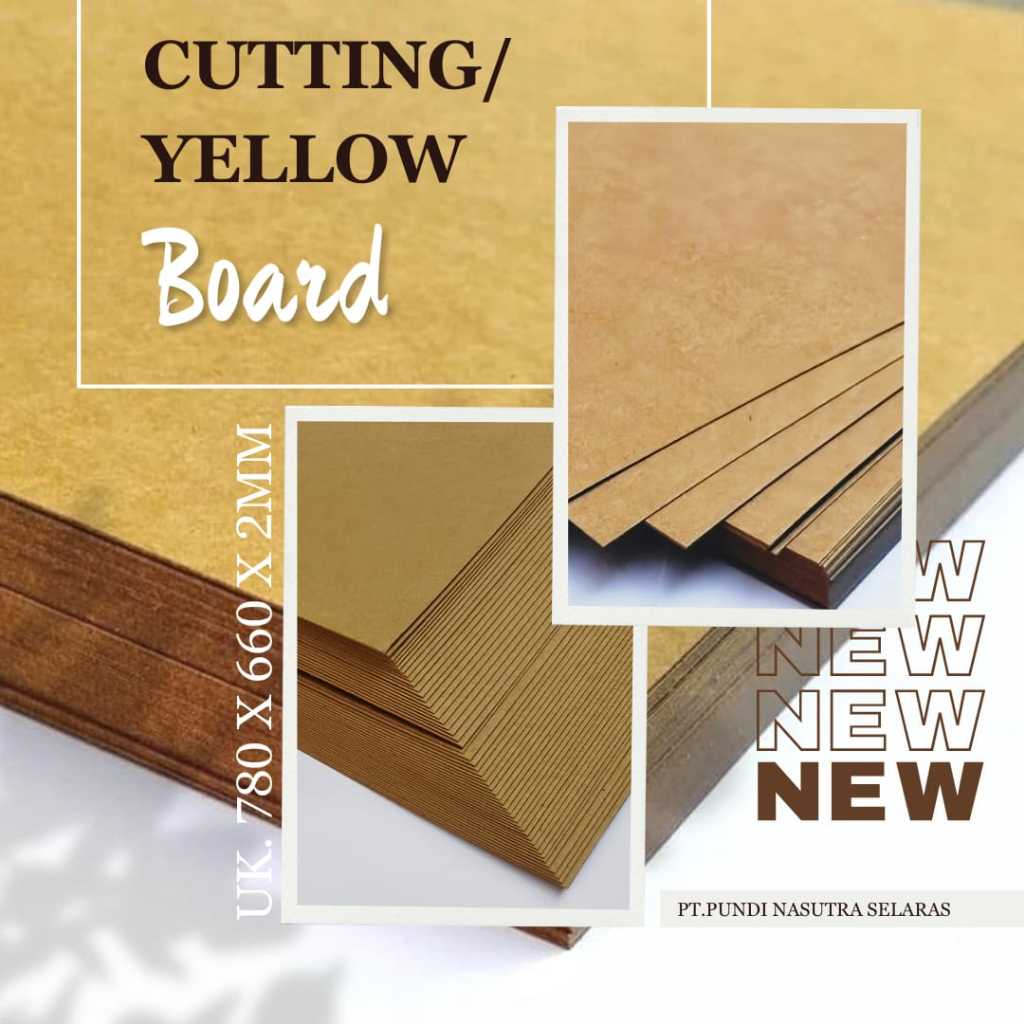 Jual YELLOW BOARD 1250 GSM 78 X 66 X 2MM / 5 LEMBAR | Shopee Indonesia