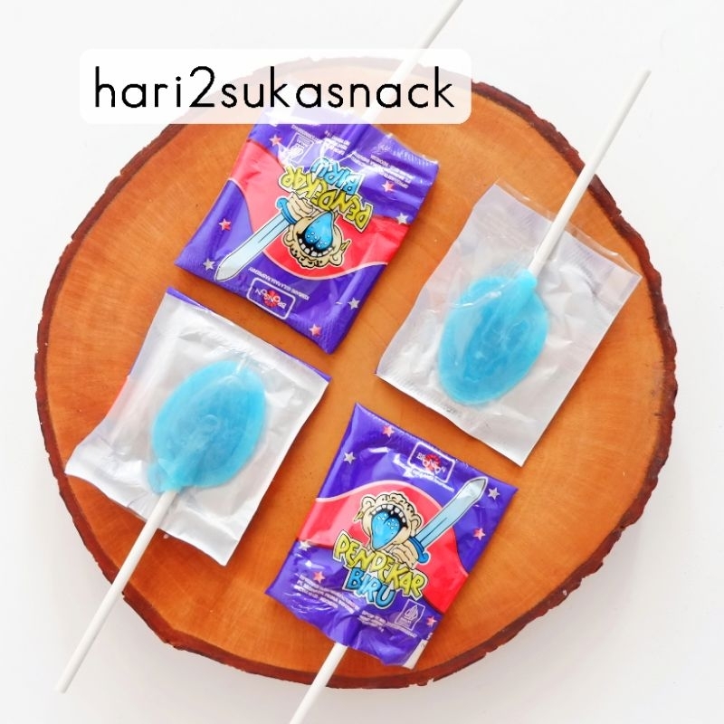 Jual Permen PENDEKAR BIRU [1PC] Lollipop Pendekar Biru Rasa Raspberry ...