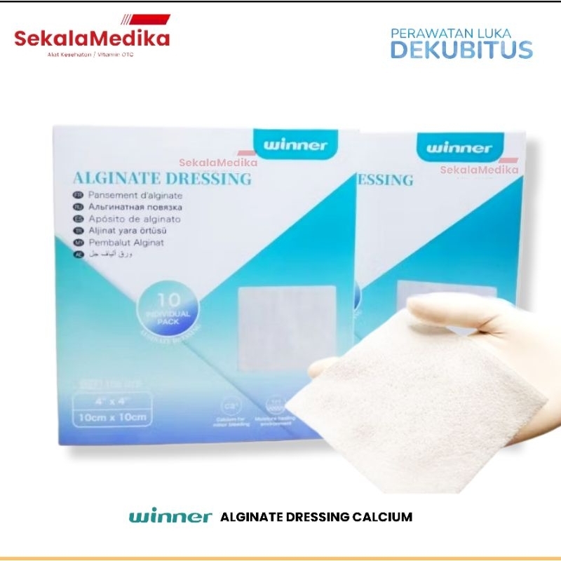 Jual Winner Alginate Wound Dressing 10 x 10 Cm / Pcs | Shopee Indonesia