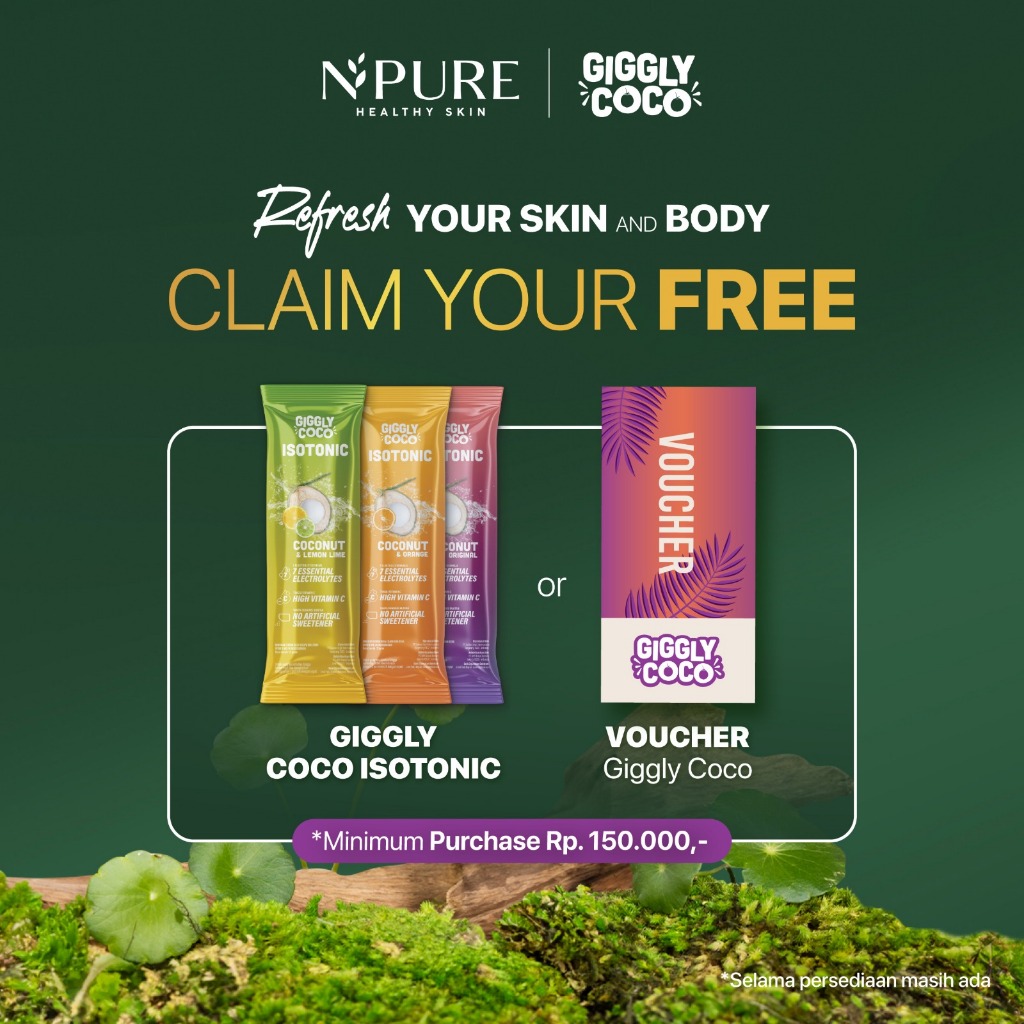 Jual [GWP] ISOTONIC - NPURE x GIGGLY COCO ISOTONIC | Shopee Indonesia