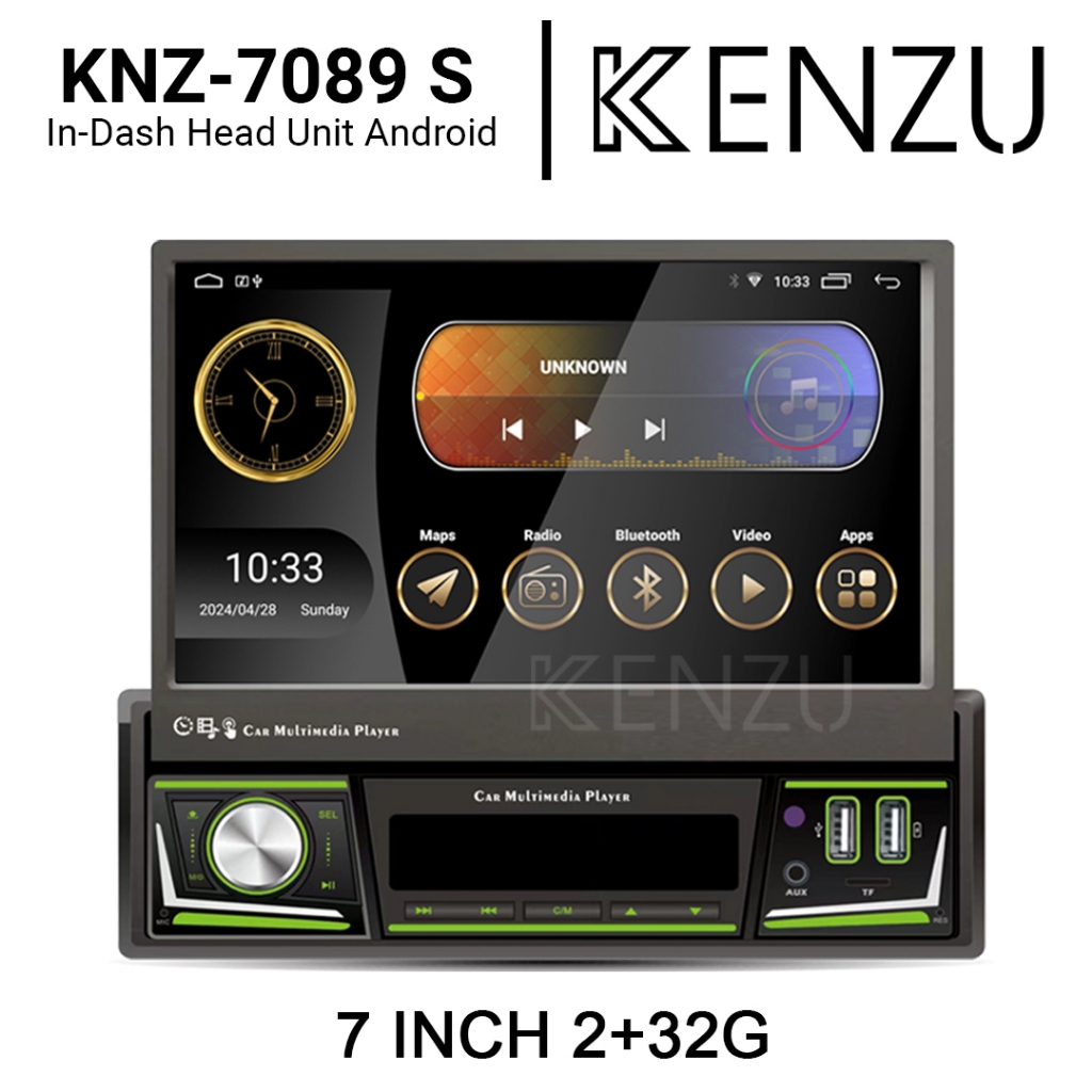 Jual KENZU KNZ-7089 Head Unit Android Single DIN 7