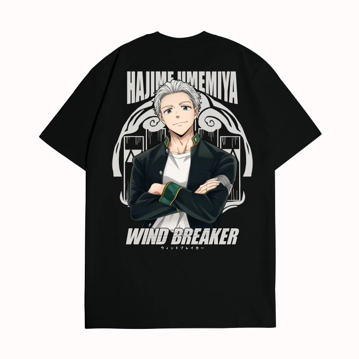Baju Kaos Distro Unisex Gambar Anime WIND BREAKER SAKURA HARUKA HAJIME UMEMIYA