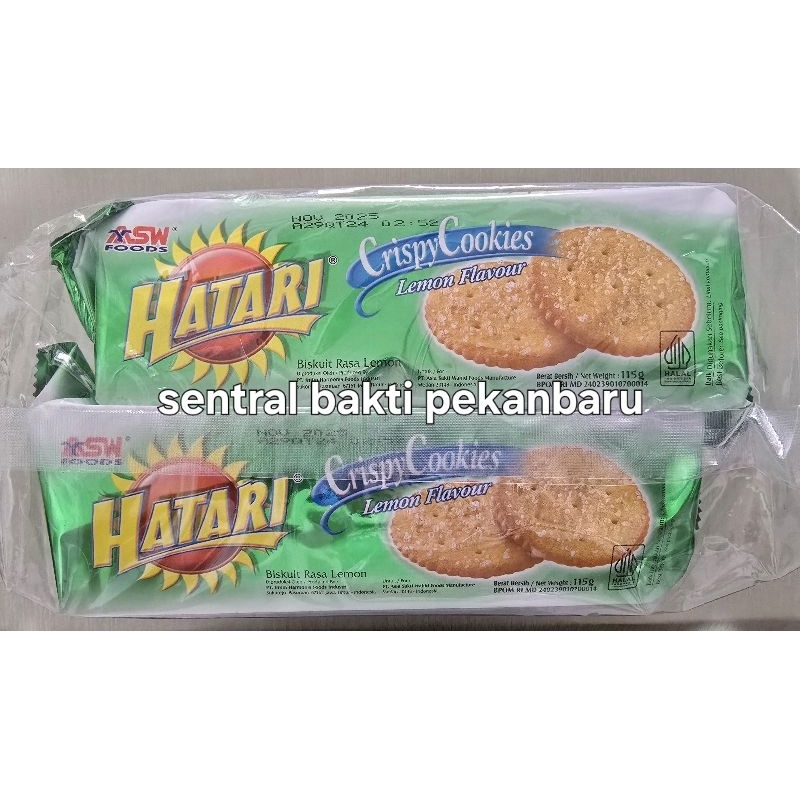 Jual HATARI CRISPY COOKIES LEMON FLAVOUR 115GR | Shopee Indonesia
