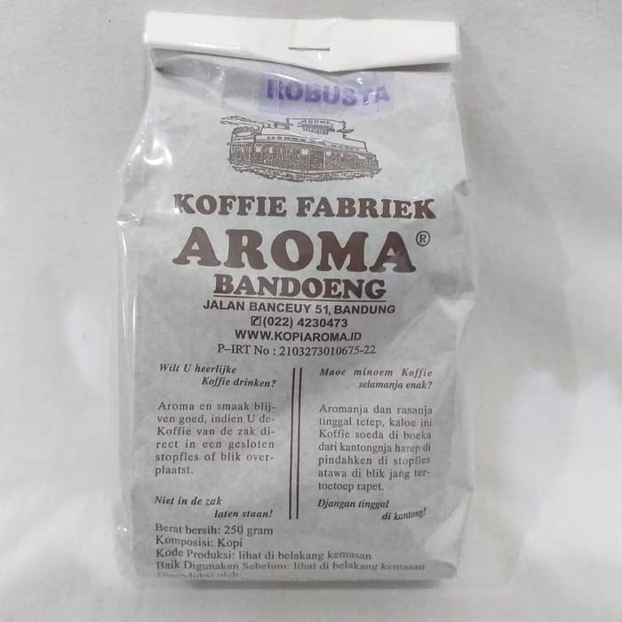 Jual Kopi Coffee Koffie Robusta AROMA Bandung Original/Kopi Bubuk Khas