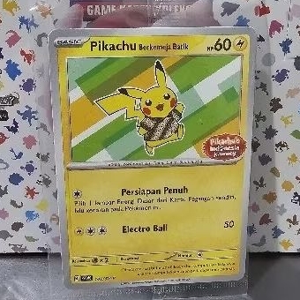 Pikachu 074/SV-P Sv-P Promotional Cards Pokemon TCG Indonesia