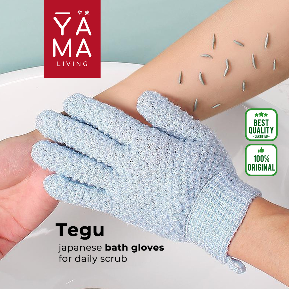 Jual YAMA TEGU 40000KM Bath Gloves Sarung Tangan Mandi Waslap Scrub ...