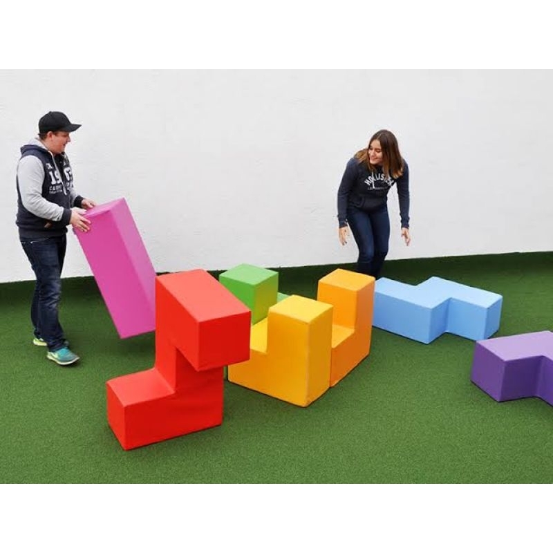 Jual FREE MANDI BOLA BONUS SOFTPLAY BLOCK BRICK TETRISS PUZZLE JUMBO ...