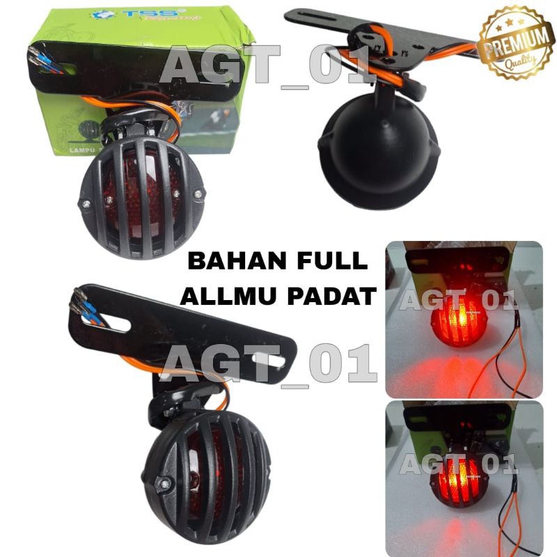Jual LAMPU STOP LED MOTOR JAPSTYLE CLLASIC FULL ALLMU PADAT/ LAMPU STOP ...