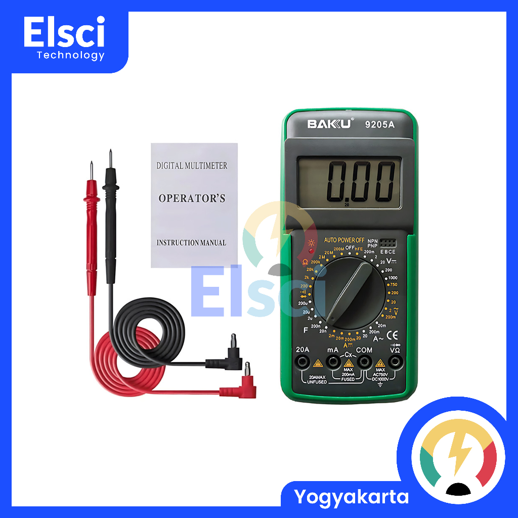 Jual Baku BK-9205A Digital Multimeter | Shopee Indonesia