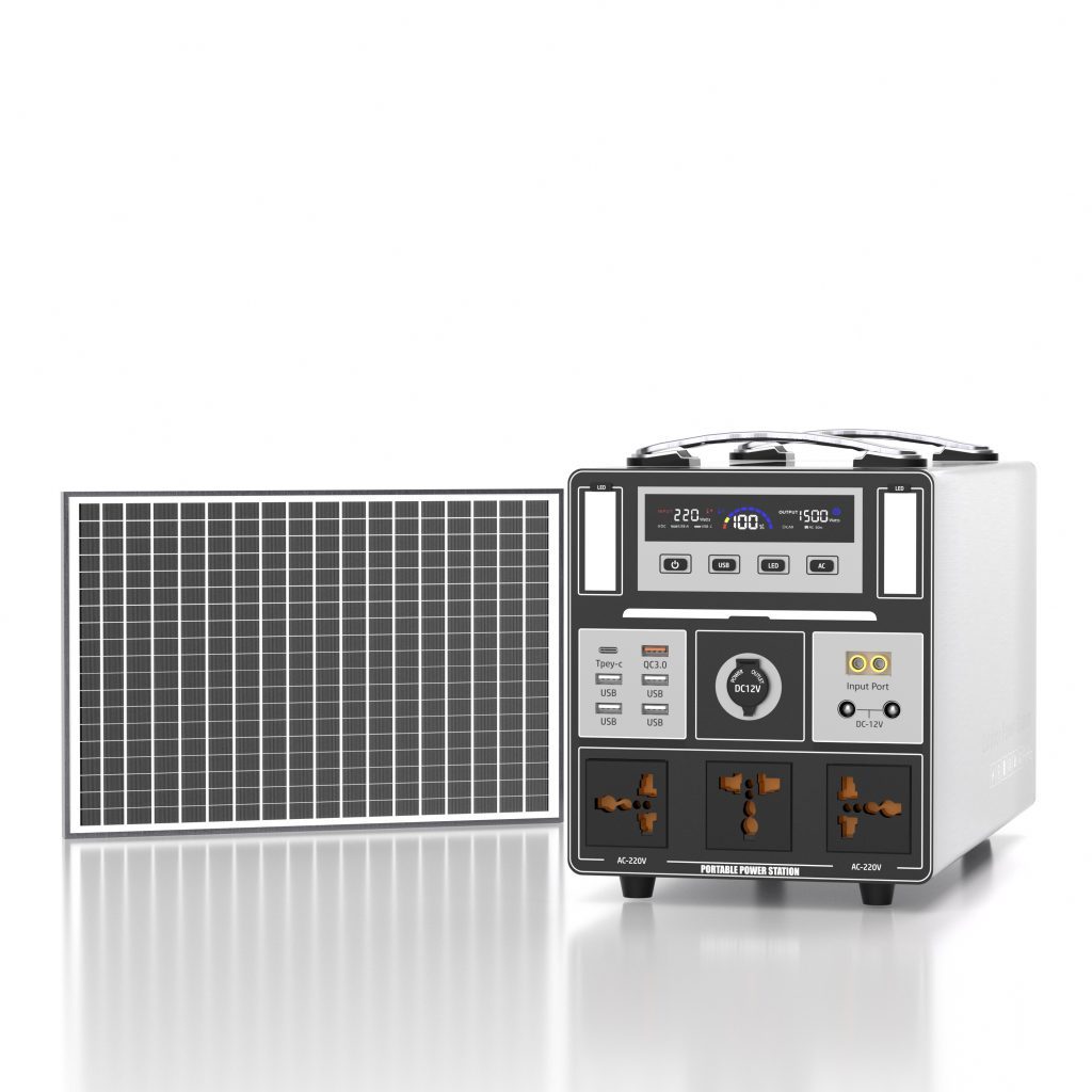 Jual TGN Portable power station 2200W / 880,000mAh Solar generator ...