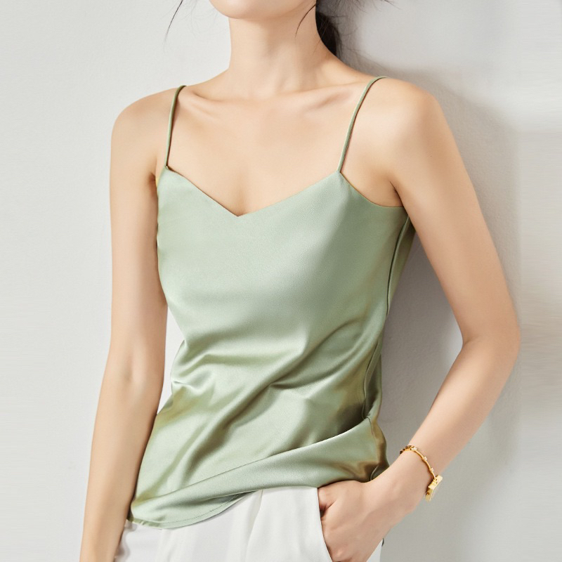 Jual tank top satin dalaman kebaya tali adjustable (bisa request size ...