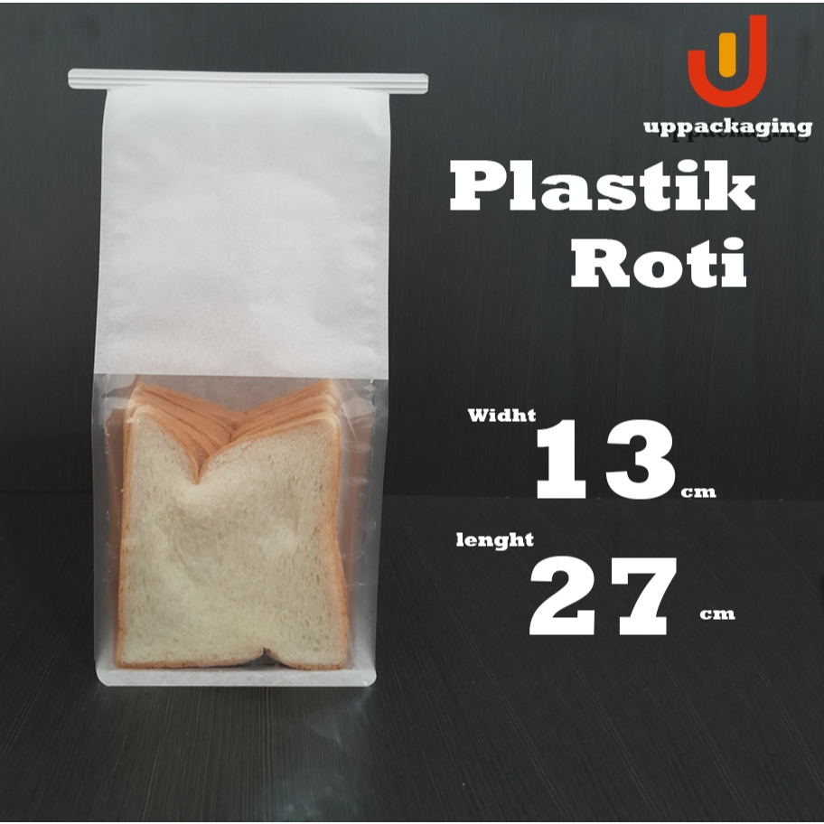 Jual Kantong Roti 13x27 Kemasan Kertas dengan Kawat Transparan Paper ...