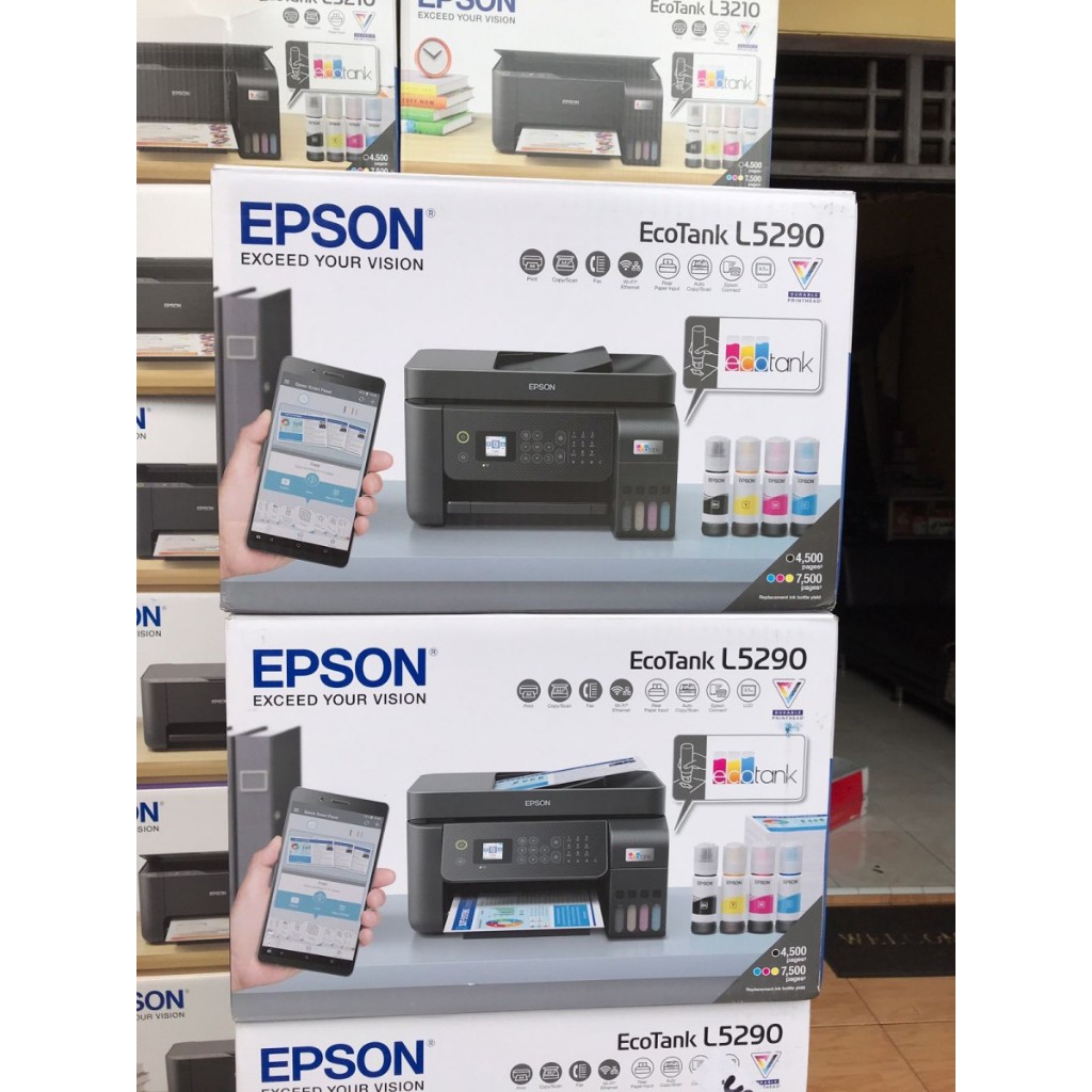 Jual Printer Epson EcoTank L5290 A4 Wi-Fi All-in-One Ink Tank with ADF