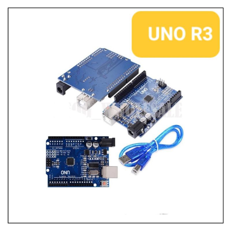 Jual Modul Arduino - UNO R3 SMD ATMEGA328P COMPATIBLE BOARD + USB CABLE ...