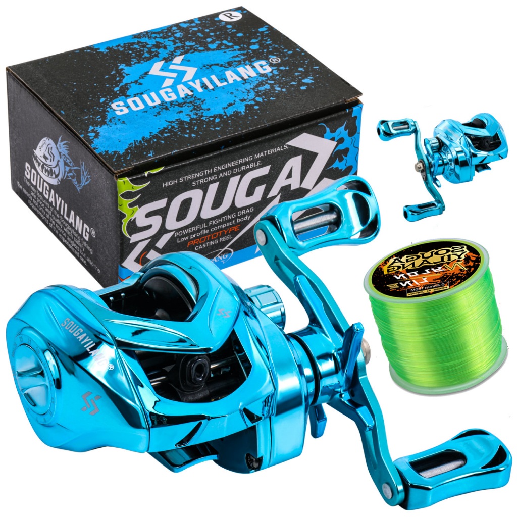 Obalus Backlash Free Bait Caster Sougayilang Baitcasting Reel 9+