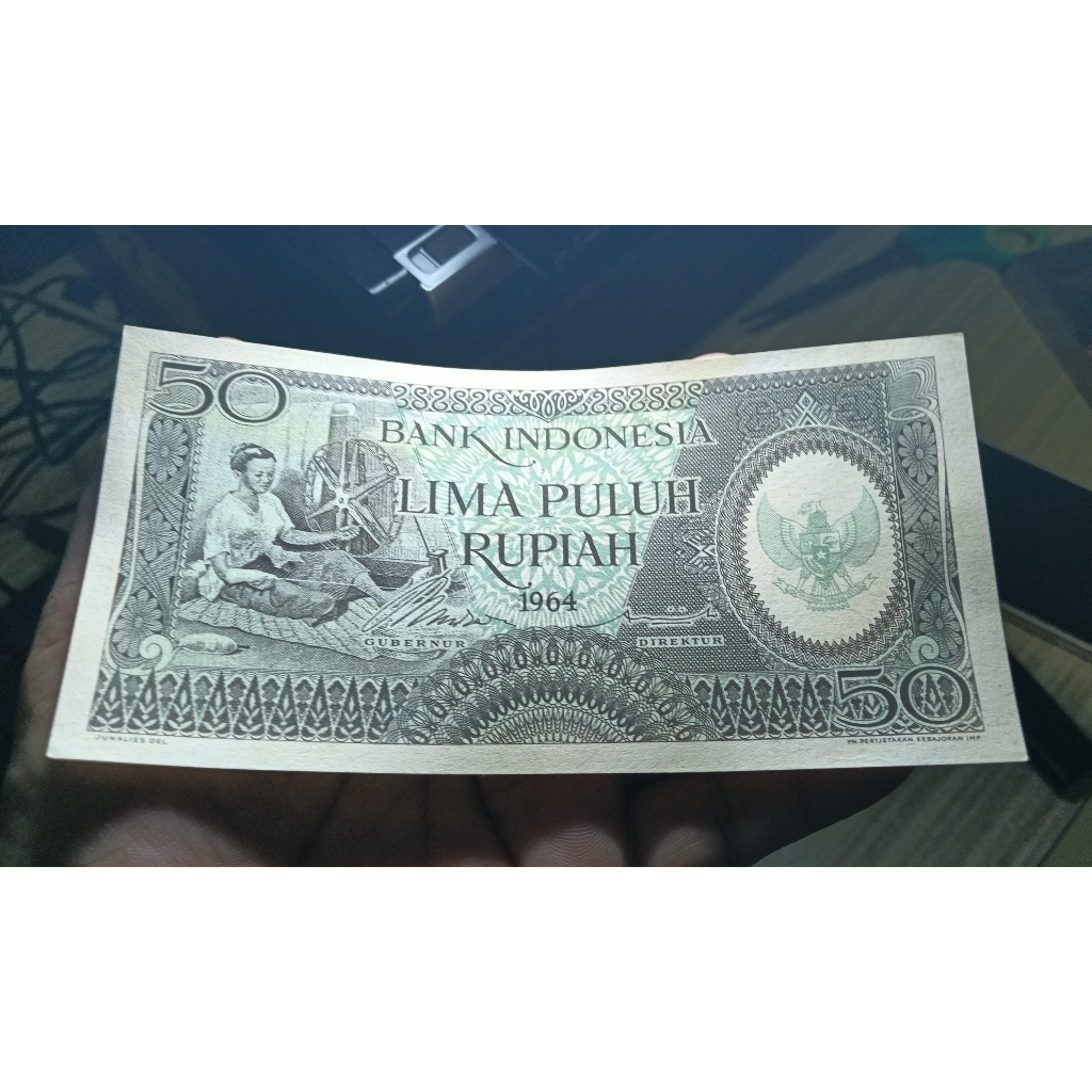 Jual Uang kuno 50 rupiah tahun 1964 seri Pekerja-2 | Shopee Indonesia
