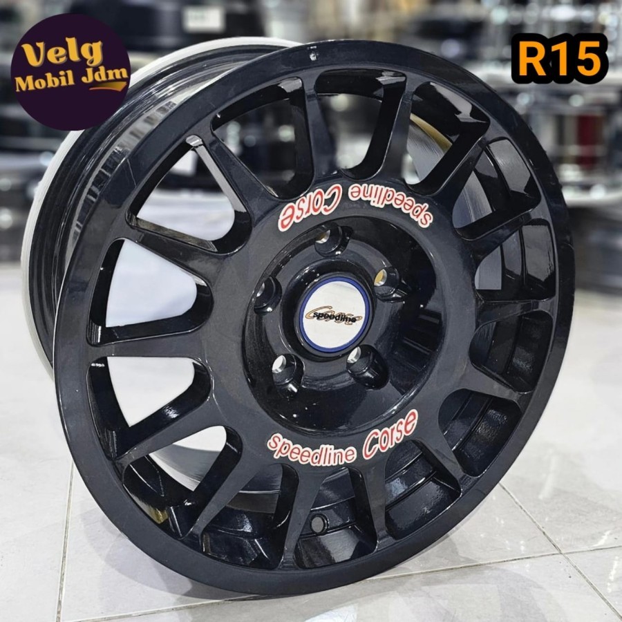 Jual velg mobil r15 RALLY SPEEDLINE CORSE lebar 7 ET 35 velg ring 15 ...