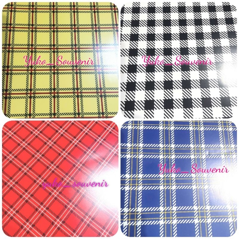 Jual Kertas Kado Kotak Kotak Kertas Kado Dewasa Kertas Kado Tebal ...