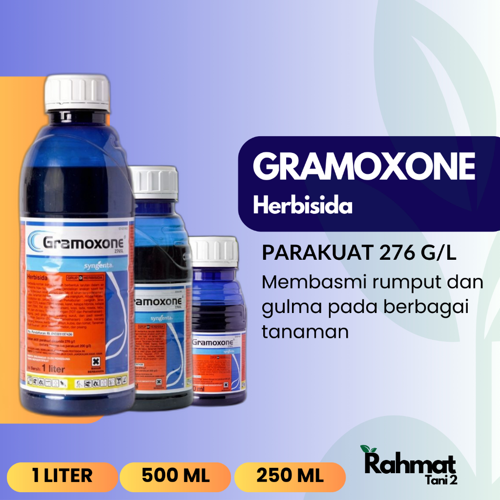 Jual GRAMOXONE - Herbisida Racun Rumput dan Gulma Tanaman Karet, Kelapa ...