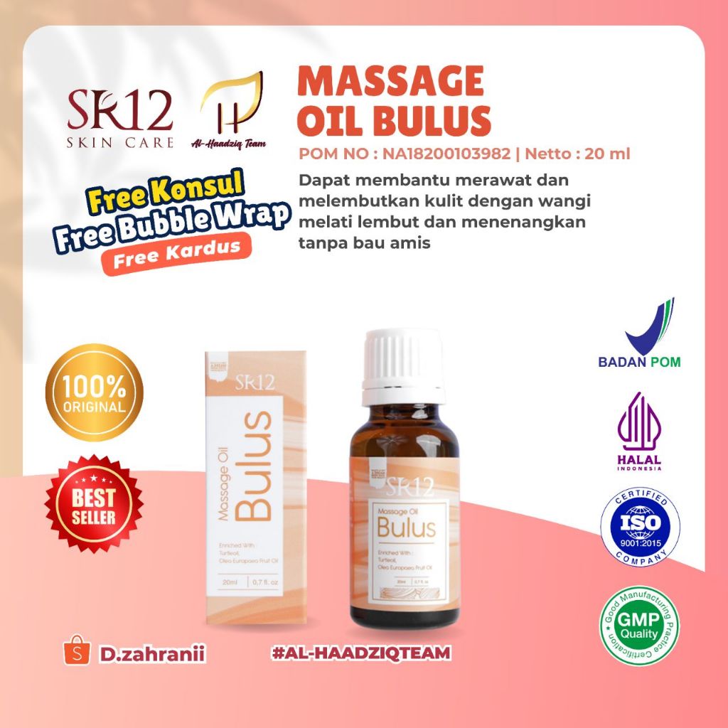 Jual SR12 100%ORI-MESSAGE OIL BULUS MINYAK BULUS | Shopee Indonesia
