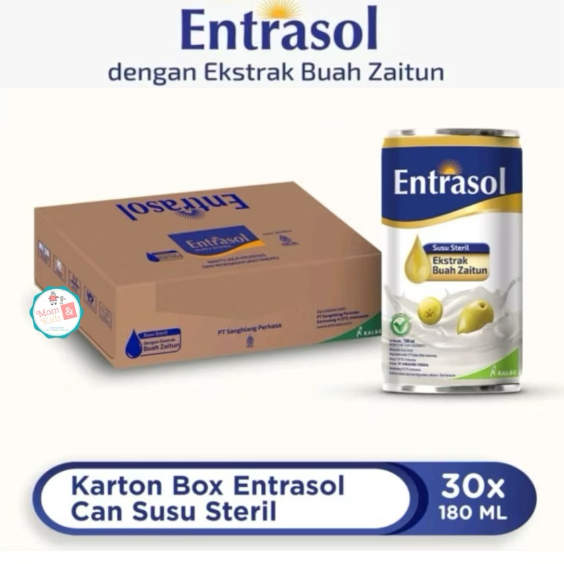 Jual ENTRASOL CAN PLAIN 180ML X 30 KALENG | ENTRASOL BOTOL KALENG ...