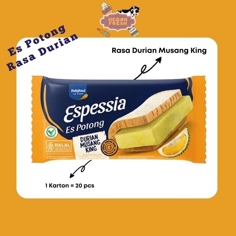 Jual Espessia Es Potong Rasa Durian Indoeskrim 1 pcs | Shopee Indonesia
