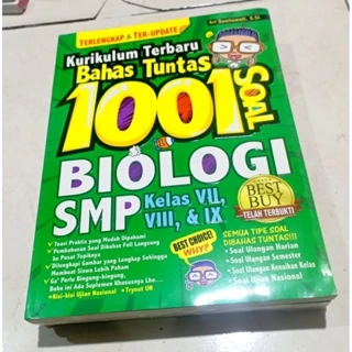 ( OBRAL ) BUKU LATIHAN SOAL SMA // PENDIDIKAN // BAHAS TUNTAS 1001 SOAL BIOLOGI SMP // ORIGINAL