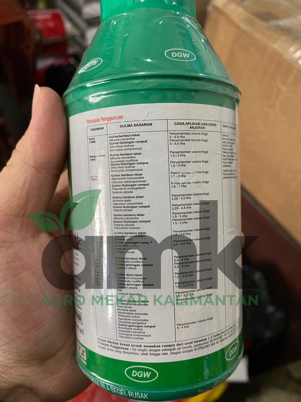 Jual Supremo Herbisida Racun Rumput/Gulma/Ilalang Efektif 500 mL ...
