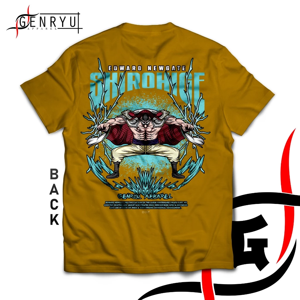 Edward Newgate / Shirohige Anime One Piece Baju Kaos