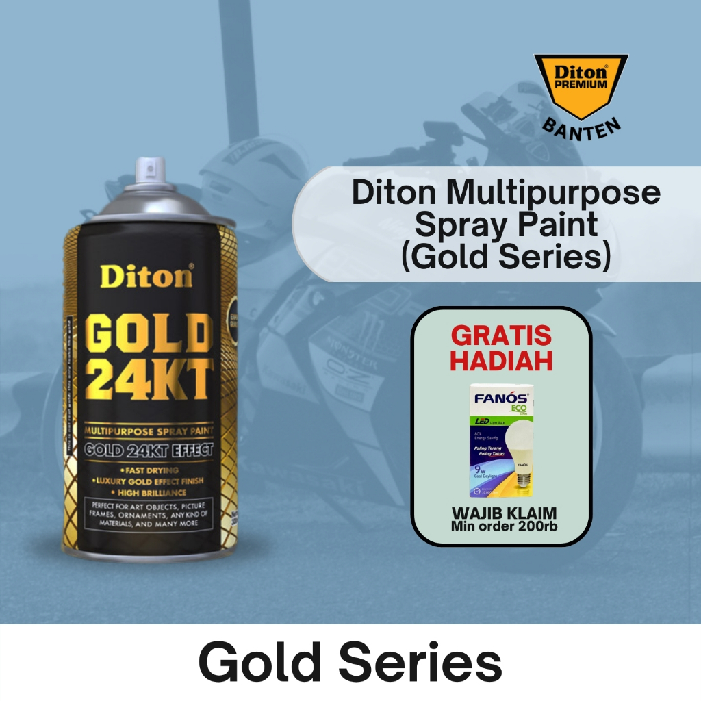 Jual Diton Banten - Cat Semprot Diton Gold Series (2 Warna) | Shopee ...