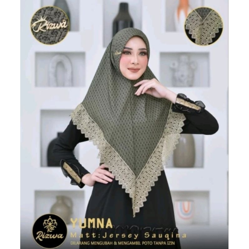 Jual Jilbab Instan YUMNA by Rizwa Renda Mewah Cocok Untuk Muslimah ...