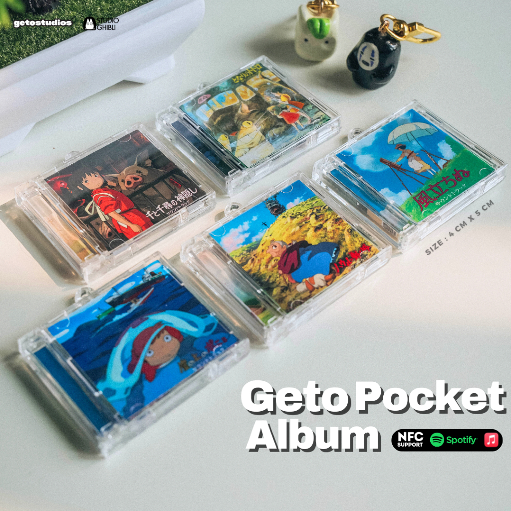 Jual Ghibli NFC Pocket Mini Album - Mini Album Keychain NFC - Miniatur ...