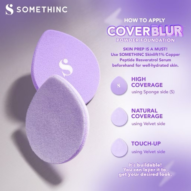 Jual READY(100% ORIGINAL) Somethinc Copy paste Cover Blur Powder ...