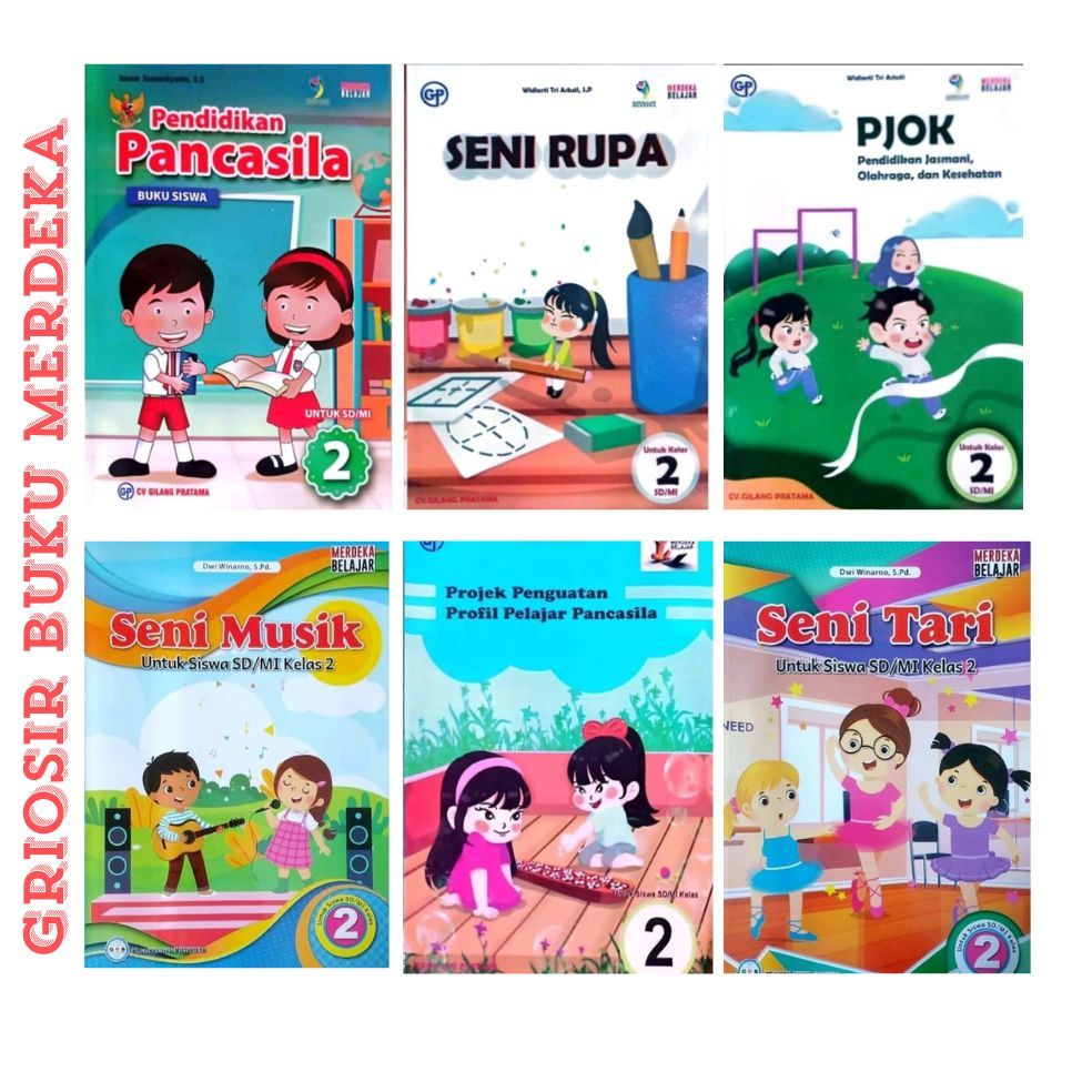 Jual Buku Kurikulum Merdeka Dan Pendamping Kelas 2 SD B Indo Inggris
