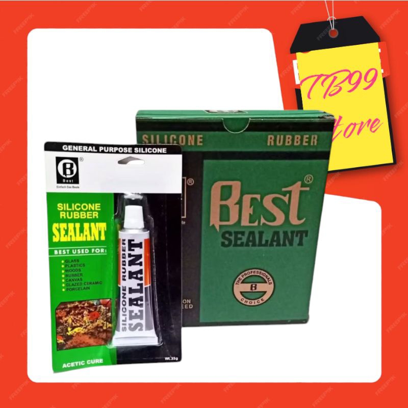 Jual Harga Per Dozen (12pcs) Lem Sealant Tube Best Kecil (30ml) / Besar ...