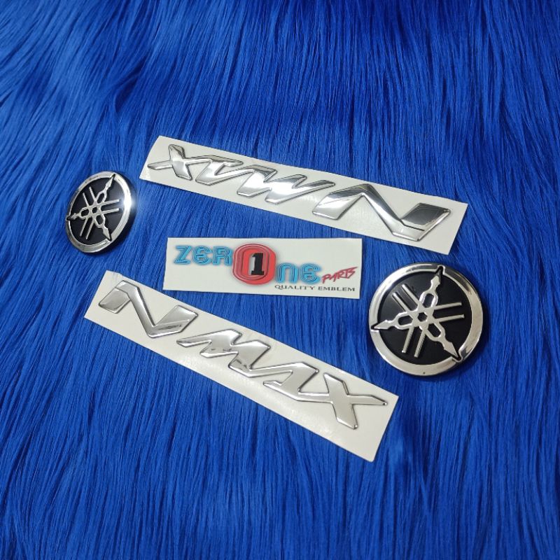 Jual emblem sticker logo n max nmax n-max old/new timbul silver chrome ...