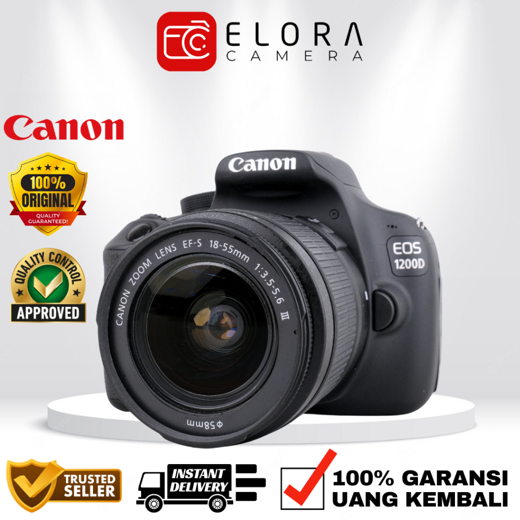 Jual Canon EOS 1200D Kit 18-55mm / Kamera DSLR Canon EOS 1200D Kit 18 ...