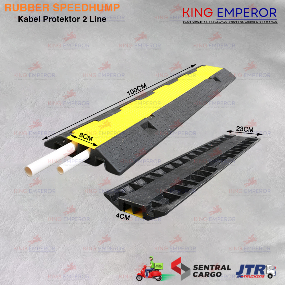 Jual Rubber Cable Protector 2 Line Cable Ramp / Karet Polisi Tidur ...